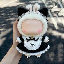 6.69英寸娃娃服装，Labobo娃娃可爱衣服，娃娃配件，17厘米套装，黑色女仆装，Labobo娃娃配件套装，适合第一代/第二代/第三代娃娃，生日礼物和节日礼物（不含娃娃） - 彩色 - 查看 5