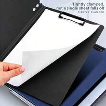 1pc File Folder, A3/A4 Hard Board Folder, Data Folder, File Folder, Multiple Color Options, Foamed PP Material, Single Folder, Double Folder, Strong Clamping Force, Upgraded And Thickened, Matte Texture, Baked Paint Metal Folder, Hand Writing Board - Multicolor - View 11