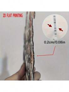 2D亚克力旭日吊坠 - 精美压花挂饰，适合室内外家居装饰，独特生日礼物，艺术墙面及门廊装饰，四季皆宜，花园系列，无需用电 - 彩色 - 查看 2