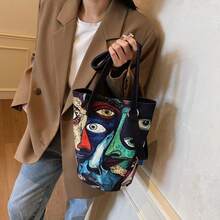 Bolso cruzado de mujer con ilustraciones de cuento de hadas diseño único y moderno bolso bandolera versátil para mujeres bolso de hombro pequeño con dibujos - Sección Seis - Ver 4