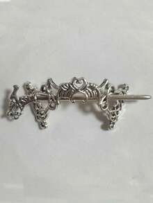 Viking Hair Clip Celtic Knot Crown Retro Metal Hair Stick Rune Dragon Slide Hair Clip Hair Accessories For Women - Multicolor - View 8