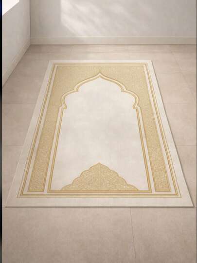 畅销款加厚豪华单片祈祷垫 - 尺寸 43*30 英寸，设计精良，超大尺寸，经久耐用，适合居家或旅行时的宗教活动。可折叠，涤纶材质，可机洗。