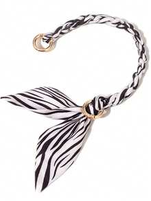 Straps, Scarves, Braided Ropes, Bag Straps, Repurposed Women's Handbag (With Shoulder Strap), Bag Accessories - Multicolor - View 8