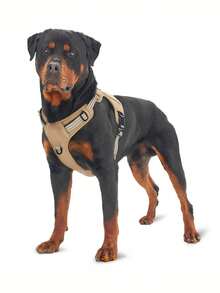 Adjustable No-Pull Tactical Dog Harness With Handle For Large Dogs - Reflective Vest For Labrador Retriever, Siberian Husky, German Shepherd - Durable Polyester Material - Nhiều màu - Xem 1