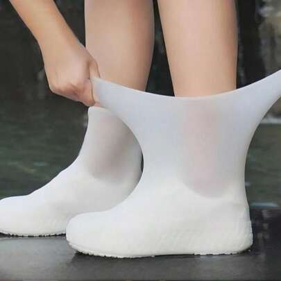 Outdoor Latex Rain Boots Waterproof Shoe Cover That Can Be Reused For Rain Prevention. Multiple Colors To Choose From, Durable