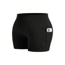 Women's Seamless Knit Sports Leggings - High-Waisted, Comfortable, And Flexible For Active Lifestyles - màu đen - Xem 2