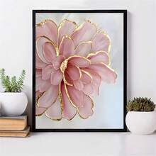 5D DIY Pintura de Diamantes Mosaico - Flores Hermosas, Kit de Arte de Diamantes, Decoración de Pared de Mosaico para el Hogar, Regalo para Amigos en Navidad, Día de San Valentín, Halloween, Acción de Gracias - Multicolor - Ver 3