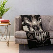 This Is The Way Classic Mandalorian Throw Blanket - Ultra Soft Flannel Blanket For Couch, Bed And Sci-Fi Decor, Quote Design, Cozy Gift For Fans And TV Series Collectors (2) - 主圖顏色 - 查看 11