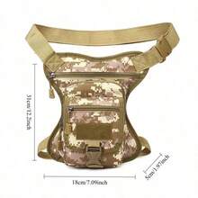 Riñonera, estuche de cuero práctico con bolsillo para el muslo, bolso de cadera para exteriores - Multicolor - Ver 6