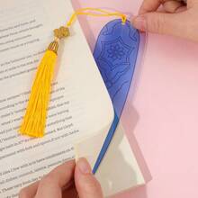 K-POP Witch Hunter Anime Theme Acrylic Bookmarks With Tassel - 15cm Sword-Shaped And Decorative Bookmarks, Decorative Reading Accessories With Chinese Knot Tassel, Perfect For Birthday, Christmas, Halloween Gifts And Book Lovers Collection - Multicolor - View 11