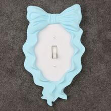 1pc Lolita Style Pink Bow Switch Decorative Panel, Girly Lighting Wall Switch Cover, Home Wall Switch Beautifying Accessory - Multicolor - View 9