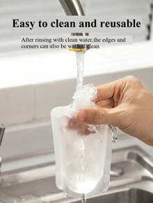 Travel Packaging Bag, A Reusable Container For Toiletries Suitable For Gyms, Camping, And Outdoor Activities - Clear - View 6