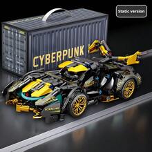 1 bộ đồ chơi lắp ráp xe đua Cyberpunk 911 bầu trời sao 800+ mảnh mới năm 2026, mô hình xe đua phong cách Cyberpunk, giúp phát triển kỹ năng thực hành, mô hình lắp ráp sáng tạo, đang chờ bạn lắp ráp, đồ trang trí sưu tầm - Lý tưởng cho tương tác, tình bạn, gia đình, bán chạy, bùng nổ, quà tặng cho bạn trai/bạn gái, quà sinh nhật, quà Valentine, đồ dùng đám cưới, quà năm mới, món quà hoàn hảo, quà tặng, quà tặng cho bé trai, quà sinh nhật cho bé trai. - Nhiều màu - Xem 2
