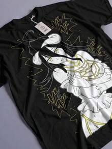 Overlord Ainz-Shirt Ooal Gown Albedo Overlord Anime Manga Gifts Shirt All Size (4) - 黑色 - 查看 5