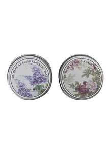 1/3 包装便携式花香固体香膏，复古清新优雅，持久留香，方便携带，适合约会和日常使用——理想的送礼之选