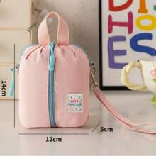 Macaron Color Portable Multi-Functional Storage Bag. Dual-Layer Design, Can Store Lipstick, Coins, Keys, Sanitary Napkins, Etc. An Excellent Choice For Christmas Gifts. - Multicolor - View 14