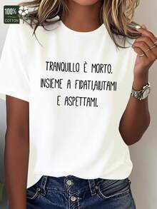 Womens Soft Pure Cotton T Shirt Minimalist Everyday   Breathable Every (2) - Đen 6 - Xem 1