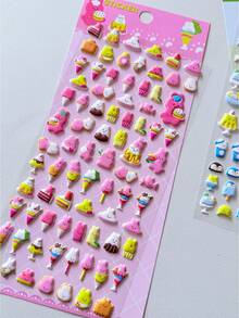 3D卡通泡沫贴纸 - 玉米狮、兔子、装饰贴纸、收藏贴纸 - 彩色 - 查看 13