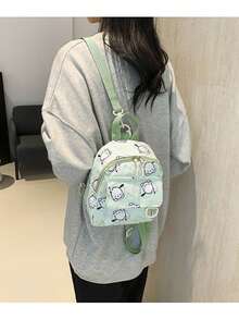 Mochila Sanrio Kuromi e Hello Kitty - Adequada para estudantes do ensino fundamental, médio, high school e faculdade, mochila infantil espaçosa, ideal para escola, viagens e uso diário. Design de desenho animado fofo, detalhes requintados, material durável, alças de ombro reforçadas, design de múltiplos bolsos, pode armazenar livros, artigos de papelaria e itens essenciais, confortável para carregar por muito tempo, um presente ideal para fãs de todas as idades da Sanrio. - Multicolorido - Visão 9