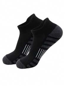 24 Pairs Men's Ankle Socks, High Quality Low-Cut Round Neck Breathable Mesh Casual Boat Socks