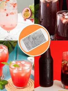 1 Small Square 160 Grid Silicone Ice Cube Tray, With Good Cold Resistance And Durability, Ice Mold, Pudding Mold, Suitable For Home, Bar, And Other Places, Easy To Use,.