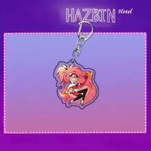 1pc Hellsing Alucard Anime Cartoon Keychain, Hellsing Cosplay Merchandise Cute High-Quality Collectible Small Gift Keychain, Backpack Pendant, Key Chain Small Gift, Party Favor - Multicolor - View 4