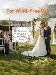 66英寸便携式可调节金属艺术展示架，黑色，适用于婚礼标牌、海报、绘画、家居装饰、返校教室装饰、学习用品 - 黑色 - 查看 3