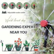 75pcs DIY Water-Saving Garden Automatic Watering System, Automatic Micro Drip Irrigation Kit, Adjustable Nozzle, Efficient Water-Saving Drip Irrigation, Suitable For Gardens, Lawns, Greenhouses, Terraces, Flower Beds, Hanging Baskets(20m) - Multicolor - View 5