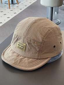 1顶复古日系街头风短檐棒球帽，户外速干透气轻便美式嘻哈棒球帽，速干透气短檐棒球帽，男女通用工作帽，软帽冠嘻哈棒球帽，女士软檐帽，春夏秋季时尚休闲帽 - 彩色 - 查看 15