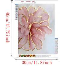 5D DIY Pintura de Diamantes Mosaico - Flores Hermosas, Kit de Arte de Diamantes, Decoración de Pared de Mosaico para el Hogar, Regalo para Amigos en Navidad, Día de San Valentín, Halloween, Acción de Gracias - Multicolor - Ver 11