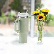 1 Pack Personalized Letter Pendant, Customized Jewelry Accessories For Coffee Cup Identification, Anti-Lost Decoration - White - View 2