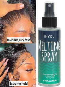 Lace Setting Spray, Strong Hold Lace Wig Spray, No Glue Needed, Strong Natural Hold, Quick Drying, Wig Setting Spray And Wig Adhesive, Christmas Gift