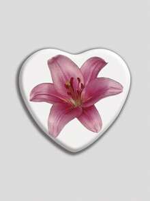 心形徽章，经典时尚徽章/胸针，2D平面设计，高品质金属配件，适合装饰衣服、帽子、背包，是节日送给朋友、同学、同事和家人的理想新奇礼物。 - 彩色 - 查看 6