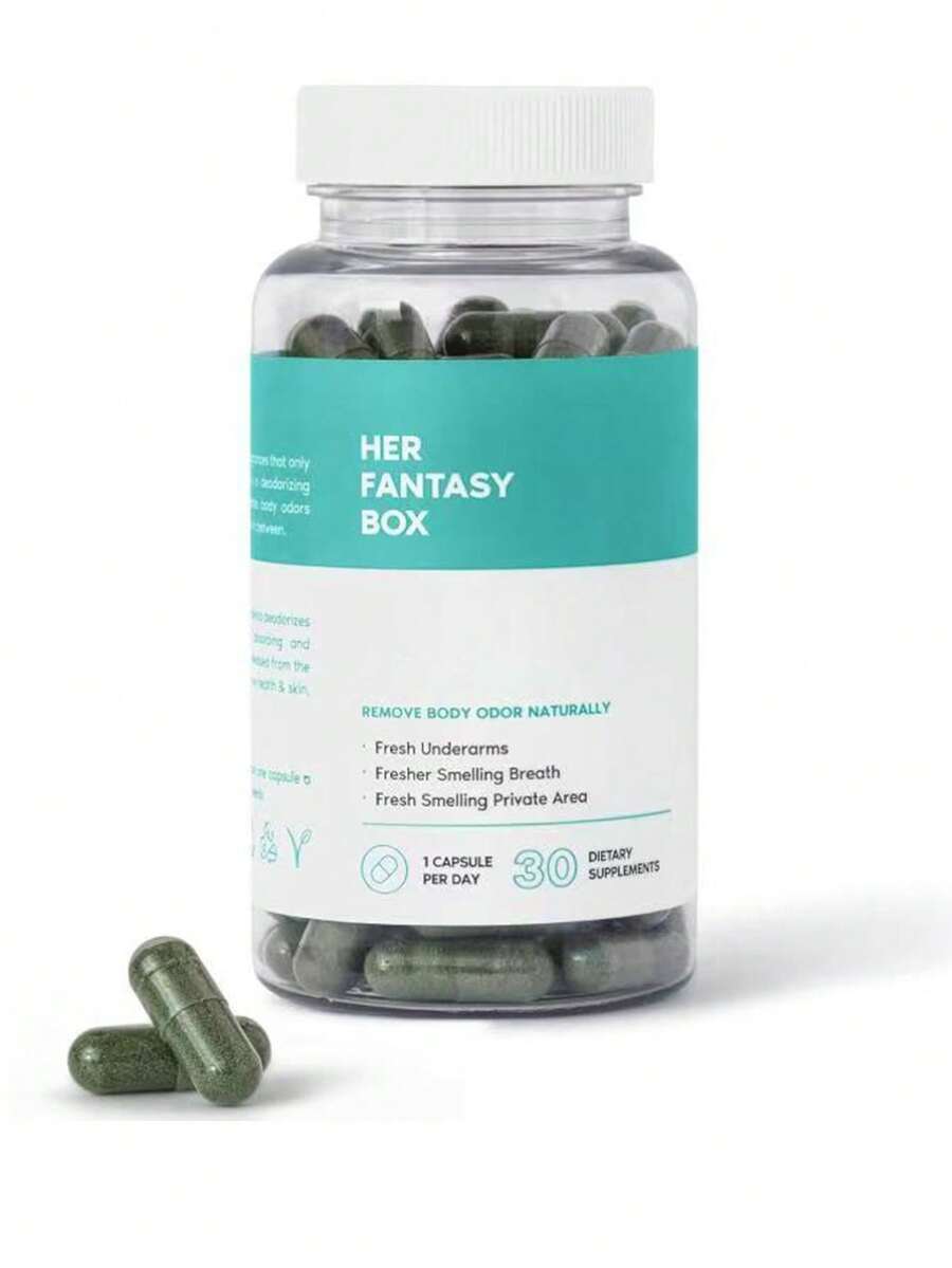 Chlorophyll Capsules – Vegan Detox & Digestion Support, Gut & Skin Health, Natural Energy Booster – 30 Capsules (200 Mg) - 30粒膠囊 - 查看 1