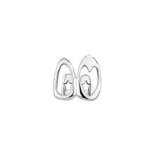 Valentine's Heart Grillz: Hip Hop Dental Jewelry, Edgy Couple Gift & Light Luxury Accessory &Romantic Edge Gift &Hip Hop Fashion Grillz &Gift For Music & Fashion Lover - 銀色 - 查看 5