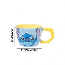 Disney New Stitch Ceramic Mug, High-Quality Coffee Cup, Office/Birthday Gift For Women - Multicolor - View 7