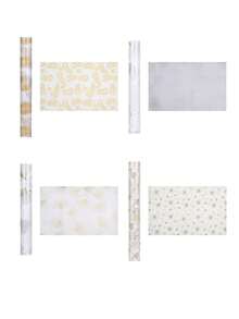 4pcs Lemon Pattern Refrigerator Mats, Washable, Waterproof, Oil-Proof, Suitable For Refrigerator Shelves, Freezer, Cabinet Drawers, Home Kitchen Storage And Organization - Multicolor - View 3