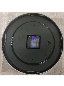 11-Inch Brushed Aluminum Wall Clock, Stylish & Minimalist Design Suitable For Living Room, Bedroom, Lobby, Office, Dining Room, Meeting Room, Quiet & Fashionable, Blending Modern And Retro Charm - Silver - View 5