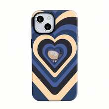 Estuche para teléfono con patrón de corazón colorido Compatible con estuches para teléfonos   17  16 Pro Max  15 Pro Max  13 y  12 Brinda protección contra golpes y caídas Un gran regalo para familiares, amigos, seres queridos, novios/novias y para Año Nuevo - Blanco - Ver 2