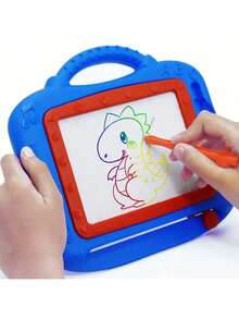 Black & White Magnetic Drawing Board, Cartoon Dinosaur Design, Educational Magnetic Doodle Board, Small Size, Halloween, Holiday Gift - Multicolor - View 8