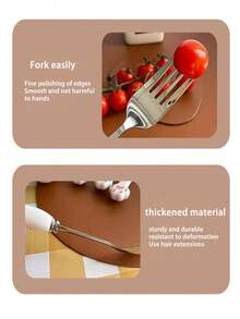 1pc/2pcs/5pcs Stainless Steel Spoon, Fork, Cartoon Cute Long Handle Tableware, Household, Creative, Student, Children Eating Spoon - Silver - View 4