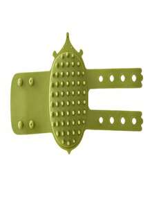 Escova de banho para animais de estimação com shampoo, pente de borracha massageador e cabo ajustável em anel para cuidar de cães e gatos de pelo longo e curto. Ideal para cães e gatos de pelo curto e com efeito calmante de massagem e remoção de pelos soltos. - Multicolorido - Ver 6
