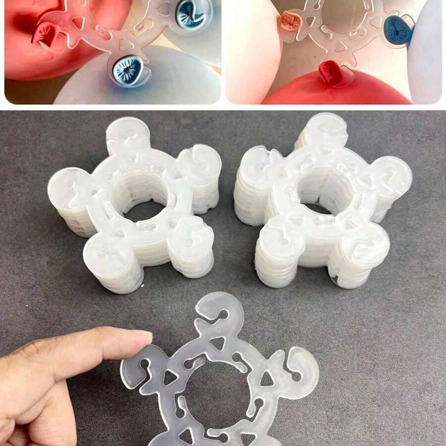100pcs/50pcs-Balloon Clips, Balloon Connectors Clip Holders For Balloon ...