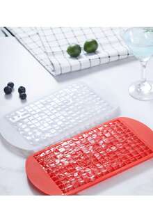 Square Grid Silicone Ice Cube Tray, With Excellent Cold Resistance And Durability. Ice Molds And Pudding Molds, Suitable For Use In Households, Bars And Other Places. Easy To Use. - Multicolor - View 8