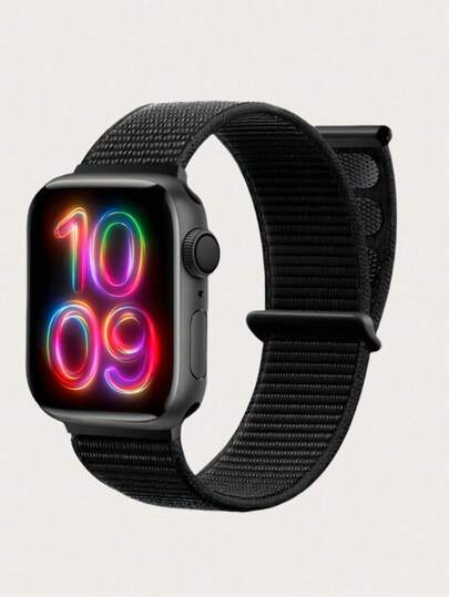 Sport Loop Nylon Watch Band Compatible With Apple Watch Bands 38mm, 40mm, 41mm, 42mm, 44mm, 45mm, 46mm, 49mm. Soft, Breathable, Elastic Nylon Band. Compatible With Apple Watch Series Ultra/11/10/9/8/76/5/4/3/SE. Girls Boy's And Girl's Sports And Casual Watch Bands.Easy To Wear