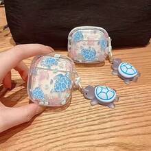 Apple Wireless Earphones Turtle Design Anti-Fall Protective Case - Clear - View 3