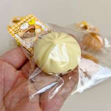 1个2026新款超柔软慢回弹泰迪熊面包，减压逼真PU面包吊坠，生日礼物，完美礼物，收藏展示，爱好，送礼佳品 - 彩色 - 查看 6