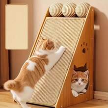 1pc Sisal Cat Scratching Board, Sofa- Design Cat Scratch Pad, Magical Invisible Adhesive, Multi-Layer Exercise, Sisal Material, Perfect Pet New Year Gift, Especially Suitable For Your Cat. - one-size - View 6