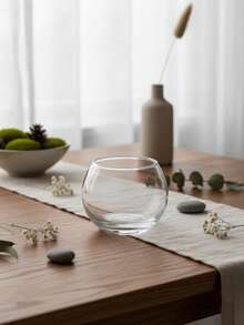 High-End Transparent Glass Candle Holder, Centerpiece Decor Suitable For Engagement Party, Bridal Shower, Dining Table Decoration And Romantic Dinner - White - View 15