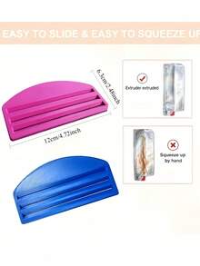 [Customized] Cat Food Squeezer | Customizable Pet Name, Heavy-Duty Plastic Pet Food Dispenser With Non-Slip Base, Easy-Open Lid, No Assembly Required, Compact Design, Plastic, Battery-Free - Multicolor - View 2